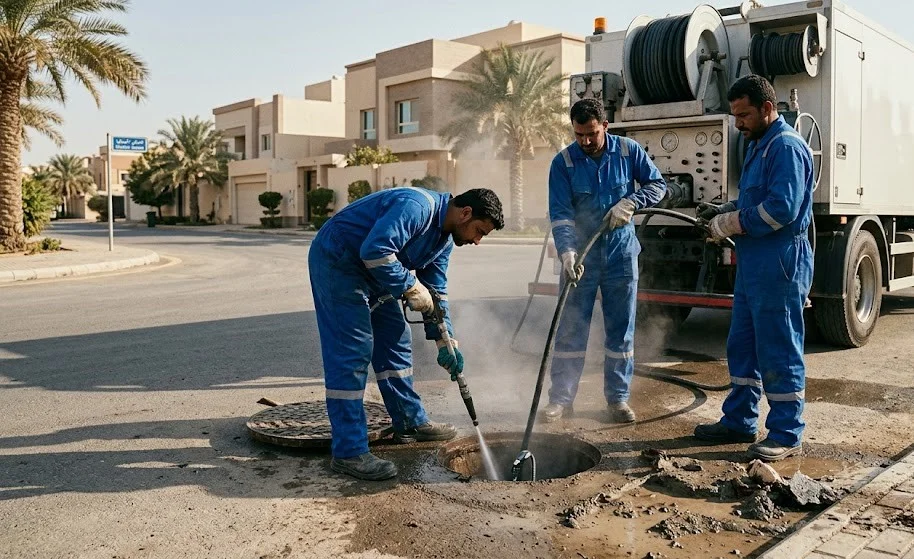 تسليك مجاري بالضغط بالملقا