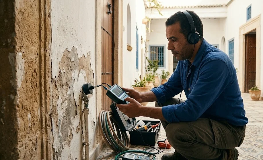 شركة كشف تسربات المياه
